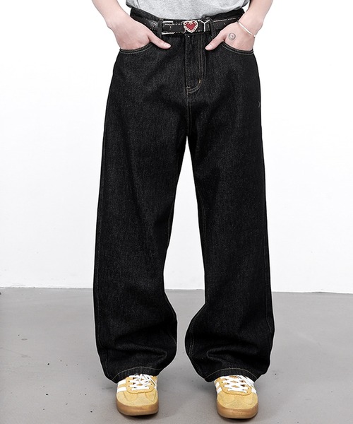 パンツ 00s johnny wolf hard coating denim JOHNNY WOLF（ジョニーウルフ） ワイドパンツ ジーンズ BALDER