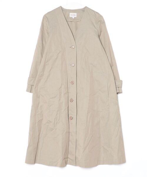 STEVEN ALAN（スティーブンアラン） ノーカラーコート SMALL グリーン