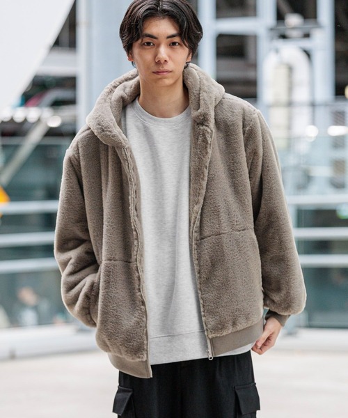 LAKOLE（ラコレ） ブルゾン アウター ファーフードブルゾン/595109