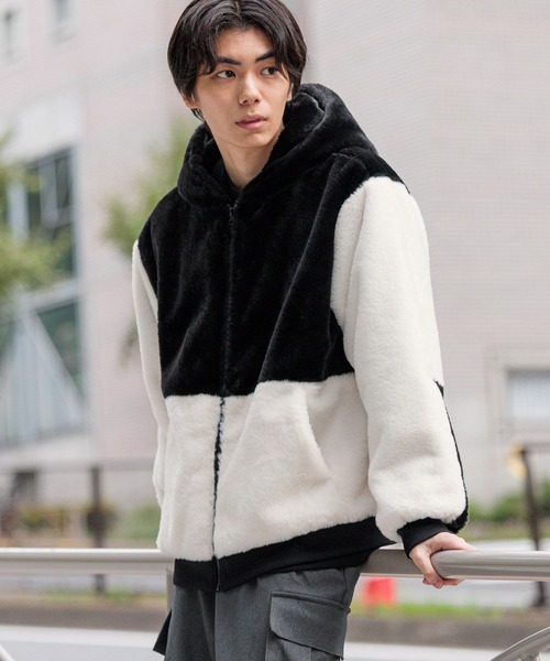 LAKOLE（ラコレ） ブルゾン アウター ファーフードブルゾン/595109