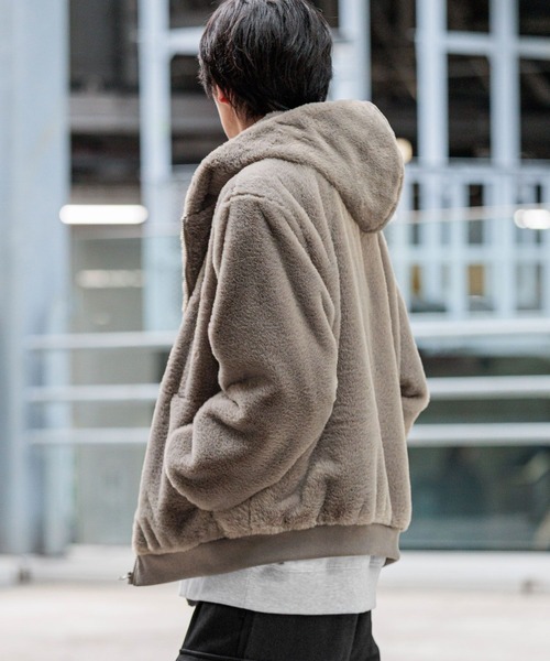 LAKOLE（ラコレ） ブルゾン アウター ファーフードブルゾン/595109