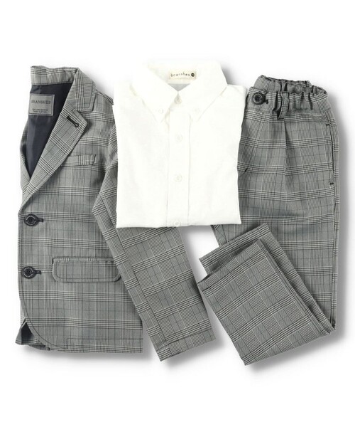 branshes（ブランシェス） 「KIDS」パンツスーツ 120 グレー キッズ