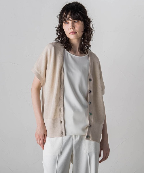 ◎様 カーディガン Fベージュ la.f（ラ・エフ） ニットカーディガン 9号 ベージュ レディース