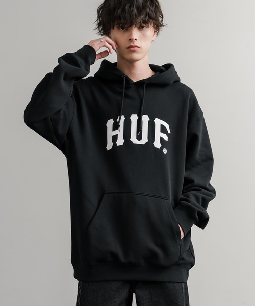 HUF（ハフ） パーカー ARCH P/O HOODIE オーバーサイズアーチロゴ