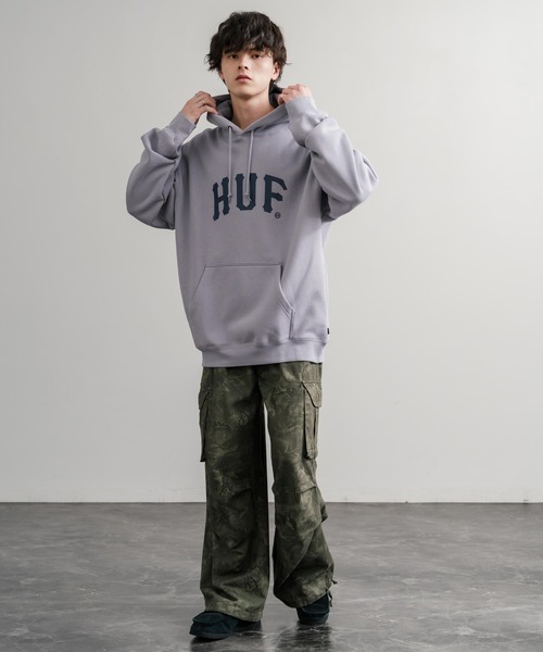 HUF（ハフ） パーカー ARCH P/O HOODIE オーバーサイズアーチロゴ