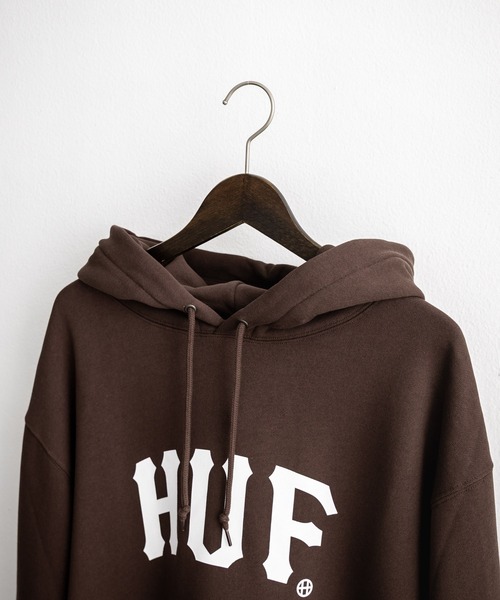 HUF（ハフ） パーカー ARCH P/O HOODIE オーバーサイズアーチロゴ