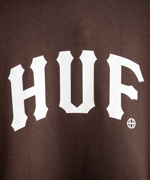 HUF（ハフ） パーカー ARCH P/O HOODIE オーバーサイズアーチロゴ