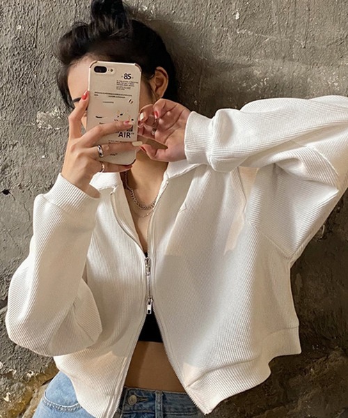 「HALEY PESCA」 ブルゾン MEDIUM グレー レディース_画像4