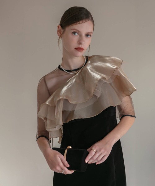 【美品】Leja オケージョン　ワンピース Leja（レジャ） コンビワンピース MEDIUM ブラック レディース