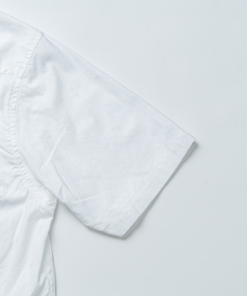 「quadro」 半袖シャツ LARGE ネイビー メンズ_画像9