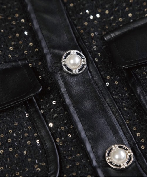 「LA POMME petit」 セットアップ SMALL ブラック レディース_画像4