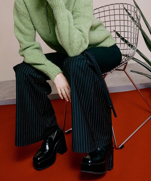 MAISON SPECIAL（メゾンスペシャル） パンツ 36 ブラック レディース