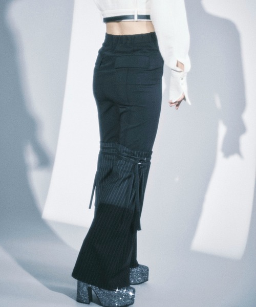 MAISON SPECIAL（メゾンスペシャル） パンツ 36 ブラック レディース