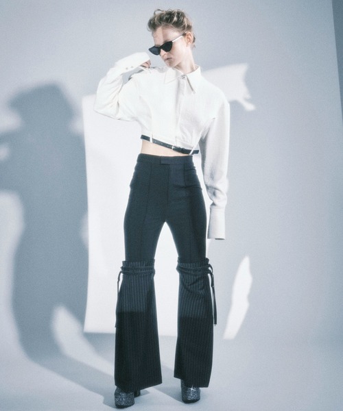 MAISON SPECIAL（メゾンスペシャル） パンツ 36 ブラック レディース