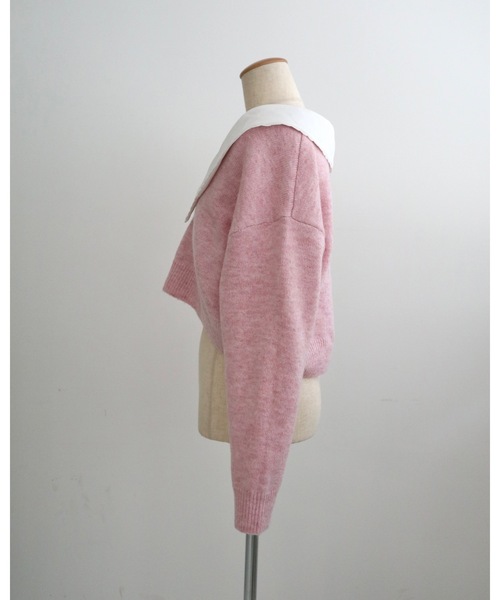 「JUMELLE」 長袖ニット FREE ピンク レディース_画像2