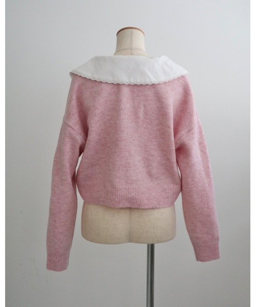「JUMELLE」 長袖ニット FREE ピンク レディース_画像3