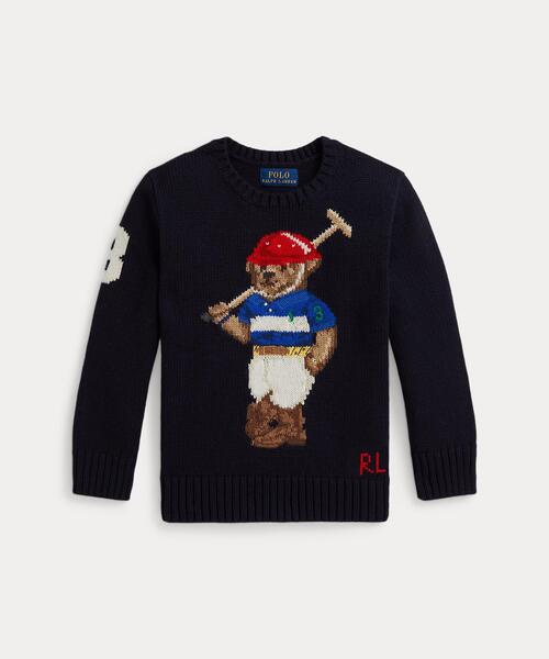 ¥71,500 ポロラルフローレン ポロベア クルーネック セーター 新品未使用 Polo Ralph Lauren Childrenswear ラルフローレン ニット セーター