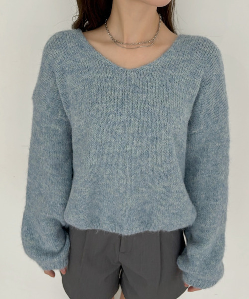 Ada. 長袖ニット M グレー レディース : ZOZOTOWN Yahoo!店 - 通販