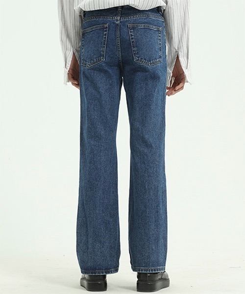 「WESTBOY」 ブーツカットデニムパンツ L ブルー メンズ_画像3