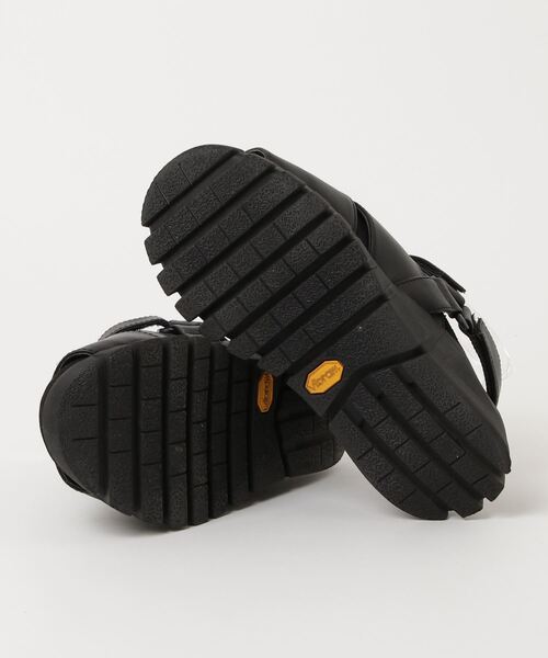 「gomme」 フラットサンダル - ブラック レディース_画像3