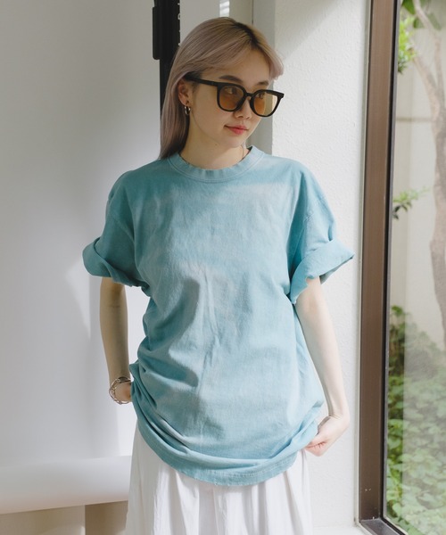 「WHIMSIC」 半袖Tシャツ FREE ミント メンズ_画像8