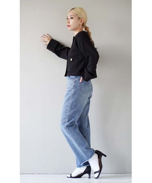 「e-zakkamania stores」 長袖ブラウス フリー ブラック レディース_画像5