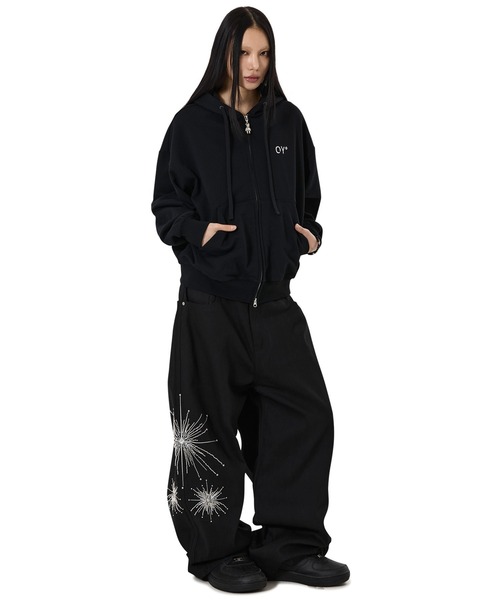 OY（オーワイ） パーカー 「OY/オーワイ」PATCH DOLLY HOODIE ZIP UP