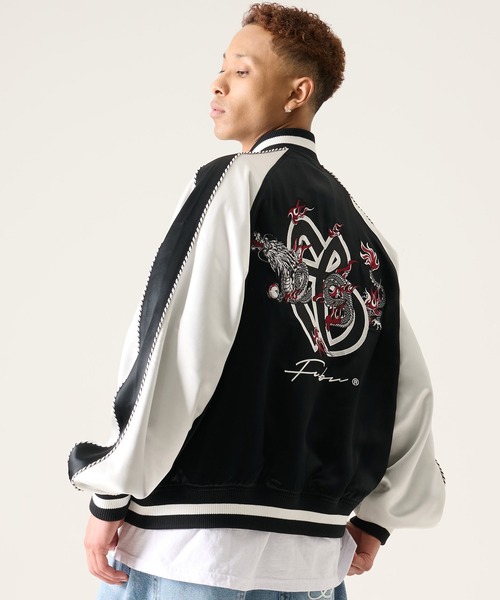 FUBU（フブ） スタジャン ブランド Embroidered Souvenir Jacket