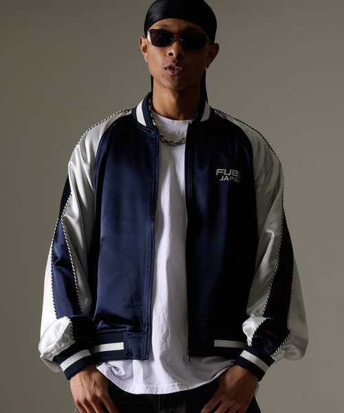 FUBU（フブ） スタジャン ブランド Embroidered Souvenir Jacket