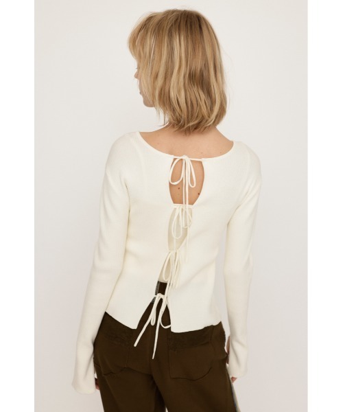 「SLY」 ニットカーディガン FREE ライトイエロー レディース_画像8