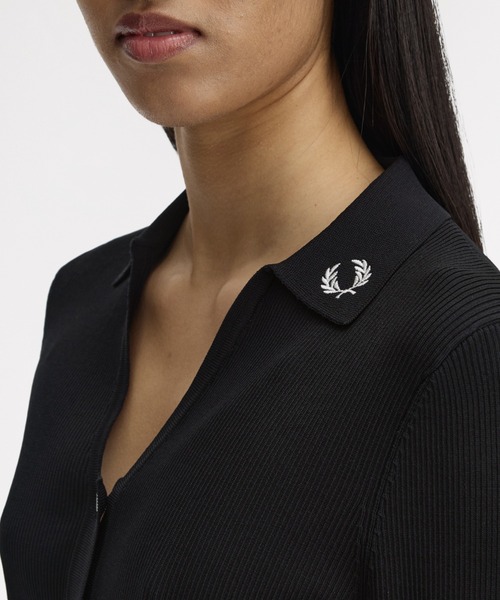 FRED PERRY（フレッドペリー） ニット セーター Ribbed Knitted Shirt