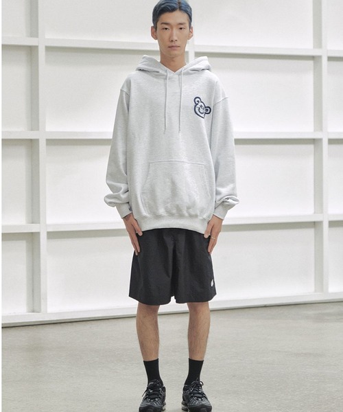 「ISTKUNST」 プルオーバーパーカー MEDIUM ライトグレー レディース_画像6