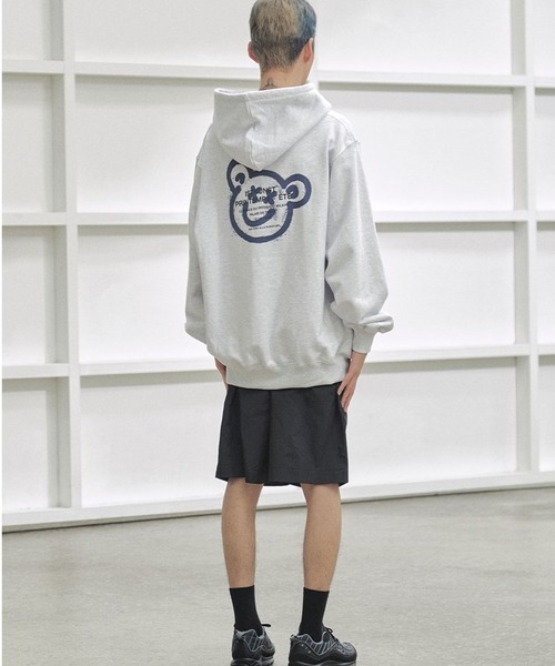 「ISTKUNST」 プルオーバーパーカー MEDIUM ライトグレー レディース_画像7