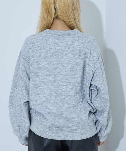 「NOMINE」 長袖ニット L ライトグレー レディース_画像5