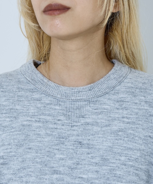 「NOMINE」 長袖ニット L ライトグレー レディース_画像6