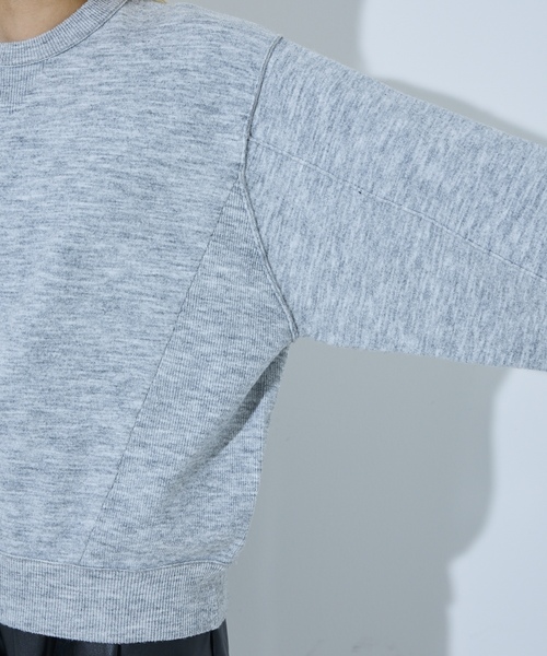 「NOMINE」 長袖ニット L ライトグレー レディース_画像7