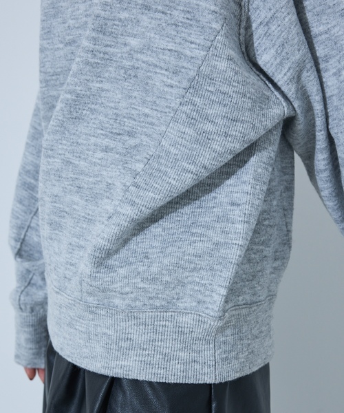 「NOMINE」 長袖ニット L ライトグレー レディース_画像8