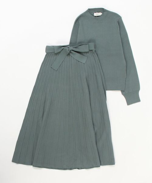 「BEAMS HEART」 セットアップ SMALL グリーン系その他4 レディース_画像2