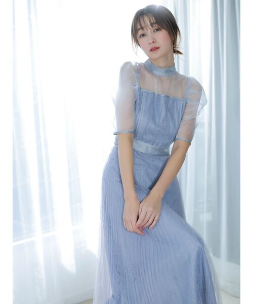 dazzlin（ダズリン） ドレス 「藤井サチコラボ」チュールレイヤード