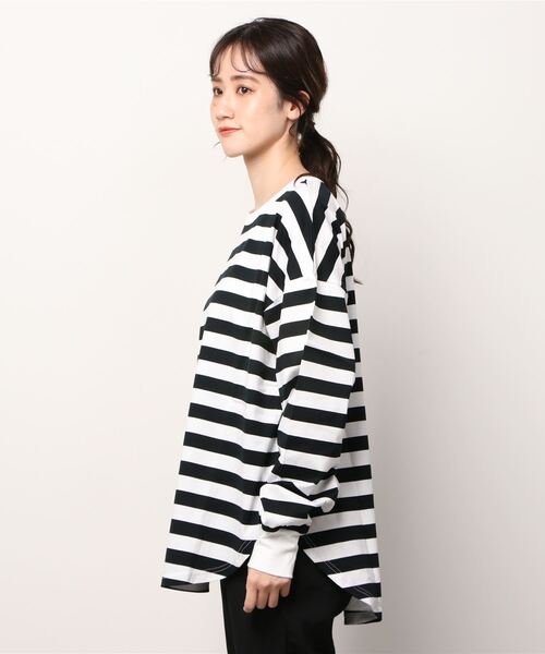 「CAROLINA GLASER」 長袖カットソー FREE ホワイト レディース_画像2