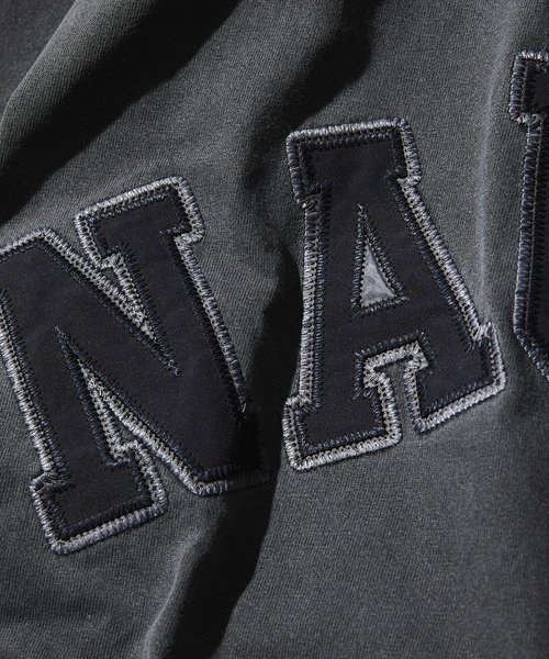 「NAUTICA」 半袖Tシャツ SMALL チャコールグレー メンズ_画像4