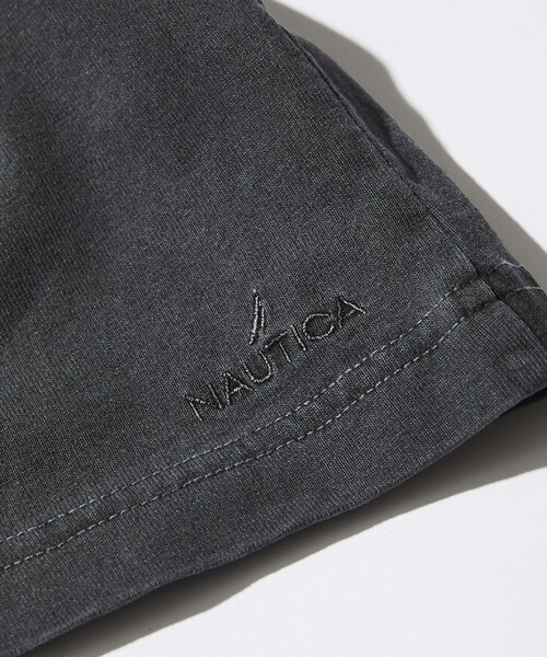 「NAUTICA」 半袖Tシャツ SMALL チャコールグレー メンズ_画像8