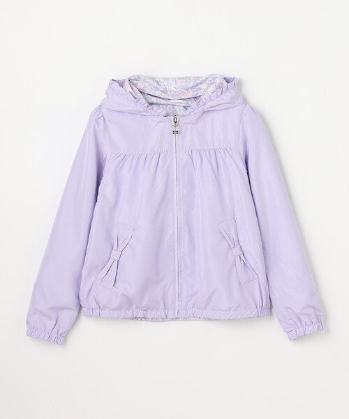 ブルゾン アウター 「フード取り外し可能」撥水加工リバーシブルゾン キッズ 子供服 女の子の画像