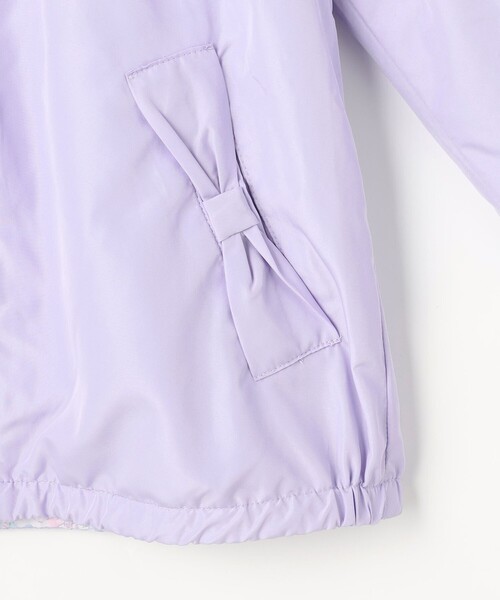 ブルゾン アウター 「フード取り外し可能」撥水加工リバーシブルゾン キッズ 子供服 女の子の画像