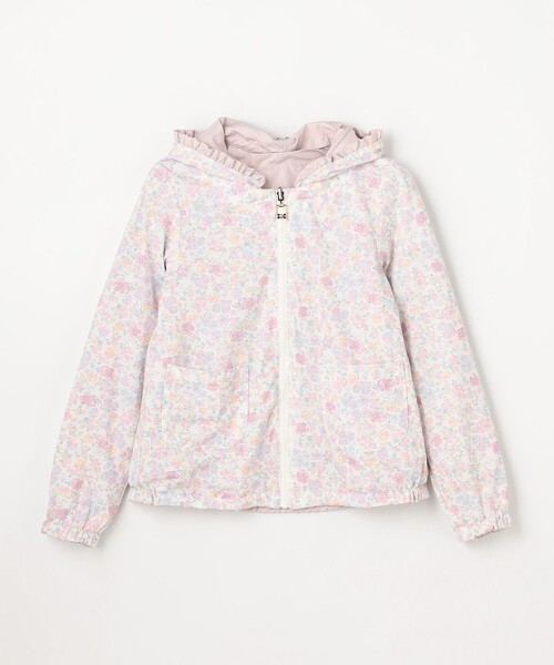 ブルゾン アウター 「フード取り外し可能」撥水加工リバーシブルゾン キッズ 子供服 女の子の画像