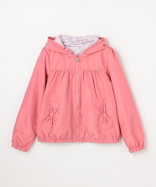 ブルゾン アウター 「フード取り外し可能」撥水加工リバーシブルゾン キッズ 子供服 女の子の画像