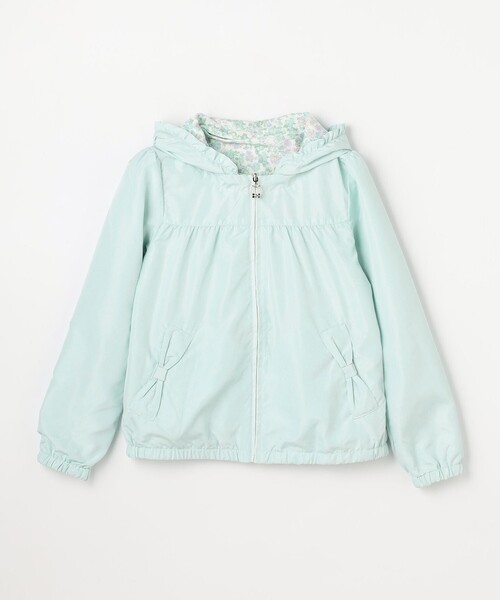ブルゾン アウター 「フード取り外し可能」撥水加工リバーシブルゾン キッズ 子供服 女の子の画像