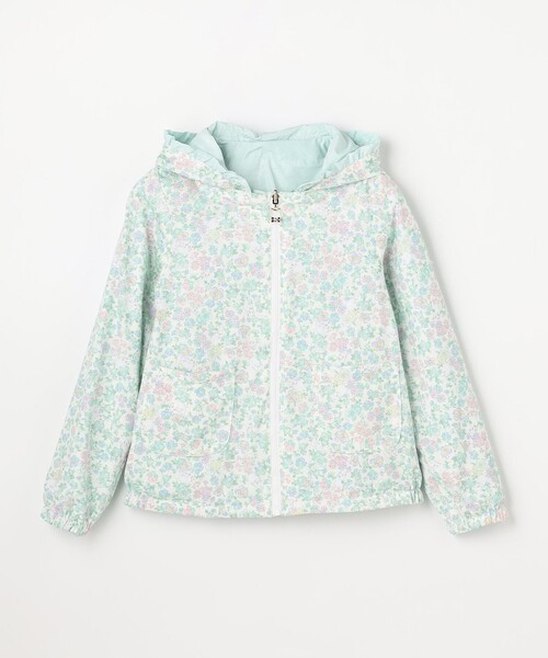ブルゾン アウター 「フード取り外し可能」撥水加工リバーシブルゾン キッズ 子供服 女の子の画像