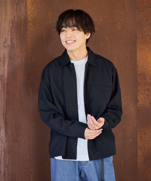 GLOBAL WORK（グローバルワーク） シャツ クリーンダックシャツ/632417