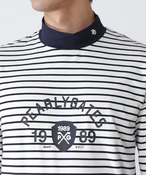 PEARLY GATES（パーリーゲイツ） tシャツ 「PEARLY GATES」ボーダー柄